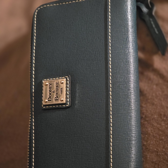 Dooney & Bourke Teal Blue/Green Women's Wallet - Picture 1 of 3